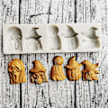 Miniatyrbillede 2 af 5: 3D bageform kageform Ba tema S hold