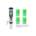 Miniatyrbild 3 av 5: PH-mätare 5 i 1 PH/TDS/EC/ORP/Temperatur Vattenkvalitetsmonitor Testare för simbassäng Hydroponics Dricksvatten Akvarier