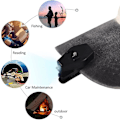 Miniatyrbillede 2 af 5: Mini læselampe, clip-on lys clip-on lommelygte clip-on lys til natvedligeholdelse læsning fiskegrej (1 par)
