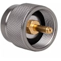 Miniatyrbild 1 av 5: Campingspis propangasadapter gasadapter utomhusomvandlare propangasbehållare ventil gasbehållare adapter för utomhuscamping 1 st