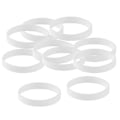Miniatyrbilde 3 av 5: 40 stk tomme silikonarmbånd mote armbånd