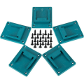 Miniatyrbild 1 av 4: BF 5-pack verktygshållare för 18V Makita borrskruvdragare - Cyan Blue