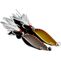 Miniatyrbillede 1 af 2: 1 stk. metal spinner ske fiskelure - hård agn - pailletter - kunstig agn til ferskvandsfiskeri