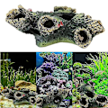 Miniatyrbillede 2 af 4: Træhul Hul Gemmested Akvarium Krybdyr Habitat Landskabshulning