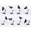 Miniatyrbillede 4 af 5: 2 stk. LED Mini Skrivebordslampe Foldbar Nat Læselampe Til Hjem Stue Computer Nattelys Briller