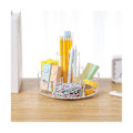 Miniatyrbillede 5 af 5: 2 stk. Kosmetisk opbevaringsstativ Krydderier Makeup drejeskive Organizer Roterende bakke til smykker Multifunktion (Transparent)