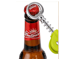 Miniatyrbild 3 av 5: Zink-legerings vinöppnare Plast vinöppnare Ölflasköppnare（grön）