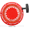 Miniatyrbild 3 av 5: Retraktil startmotor passar GX240 GX270 8HP 9HP 173F 3.5KW bensin generator