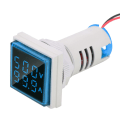 Miniatyrbild 3 av 5: LED Digital Display AC Spänningsström Mätare Indikator 22mm 0-100a Mätare Indikator（blå）