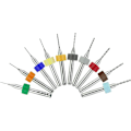 Miniatyrbild 1 av 4: Sats med 10 mikrokarbid-PCB-borr från 0,3 mm till 1,2 mm diameter, 1/8\" skaft, miniforstänkningsbit precisionsverktyg i låda