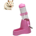 Miniatyrbild 1 av 5: Piao 3 i 1 Hamster Hängande Vattenflaska Husdjur Automatisk Dispenser Med Bas För Dvärghamster Mus Råtta Igelkott 125ML Rosa
