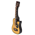 Miniatyrbild 2 av 5: 1/12 skala dockhus miniatyr trägitarr mini gitarr displaymodell dockhus tillbehör folk gitarr