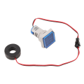 Miniatyrbillede 1 af 5: Led Digital Display AC Spændingsstrømsmåler Indikator 22mm 0-100a Måler Indikator（blå）