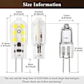 Miniatyrbillede 4 af 5: G4 LED 1,5W pære, 120lm, AC/DC 12V lyspærer svarende til 20W halogen, varm hvid 3000k, ikke-dæmpbar, udskiftning til emhætte og lyst