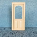 Miniatyrbild 4 av 5: Miniatyr simulerad trä DIY dörr möbler för 1:12 dockhus tillbehör
