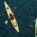Miniatyrbillede 3 af 5: Vandtæt tør taske med lynlåslomme foran holder udstyr tørt til kajaksejlads, strand, rafting, sejlads（10L）