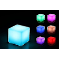 Pikkukuva 1 / 5: Led-kuutio 10 x 10 x 10 cm Valokuutio / Pöytälamppu 16 väriä Väriä vaihtava / Himmennettävä