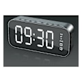Miniatyrbild 4 av 5: Multifunktionell LED digital väckarklocka, Bluetooth-högtalare, sängbord lysande elektronisk musikbox