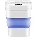 Miniatyrbild 3 av 5: Smart skalbar soptunna med automatiskt lock, 8L/17.5L trådlös kontaktlös smart induktions soptunna, bärbar hopfällbar bilsoptunna