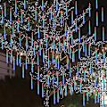 Pikkukuva 3 / 5: Ulkoilukoriste 8 LED-meteorivalot laastarivalaistusprojekti baari piha joulujärjestely minä
