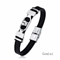 Miniatyrbillede 1 af 2: Gemini Vintage Rustfrit Stålarmbånd 12 Konstellation Armbånd