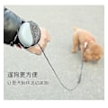 Miniatyrbild 3 av 3: Handleds husdjursrep Handsfree husdjurshund dragrep Teleskopisk dragtopp Auto Retractable hund(grå)