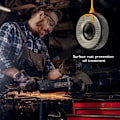 Miniatyrbild 4 av 5: Snabbspännmutter M14, för alla vinkelslipar från AEG, Black & Decker, Dewalt, Flex, Hitachi, Metabo, Makita etc. (2x spännmutter), svart