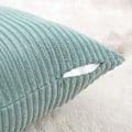 Miniatyrbilde 5 av 5: Sorte putetrekk i bomull og lin til sofa, seng, dekorative putetrekk, 20 x 20 tommer, sett med 2, uten innlegg
