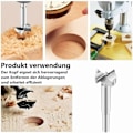 Miniatyrbild 3 av 4: 2 st. form borr ?? 35 och 40 mm med skaft ?? 8mm Verktygsstål Borr Träborr Set för Mjukt Trä DIY Version