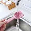 Miniatyrbild 2 av 2: Vetehalm Äggula Vit Separator Delare Sil Nät Praktiskt Kök Matlagning Bakverktyg (Rosa)