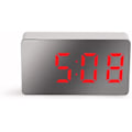 Miniatyrbild 3 av 5: Växande LED-spegel digital väckarklocka snooze skrivbordsklocka väckning tyst kalender dimbar elektronisk skrivbordsklocka S heminredningsklocka