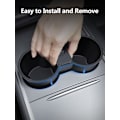 Miniatyrbild 5 av 5: Tesla Model Y Model 3 2021 2022 2023 Kopphållare, Center Console Dryckeshållare med Mini Förvaringsfack, Silikon Kopphållare Tesla Model Y / 3 Interiör Acc