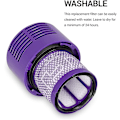 Miniatyrbild 4 av 5: Dyson V10 Filter Kompatibel Cyclone Animal Absolute Total Dammsugare
