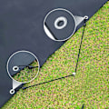 Miniatyrbild 4 av 4: Grommetverktygssats, 10 mm metallgrommetsatser, 100-delad grommetsats, grommetkit för reparation av presenningstält i silver