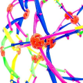 Miniatyrbild 5 av 5: Expanderbar boll, teleskopboll, magisk expanderande bollleksak, färgglad expanderbar magisk blommaboll, sensoriska leksaker för autism för alla-