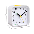 Miniatyrbild 5 av 5: Tyst analog alarm, inget tickande, skonsam väckning, pip
