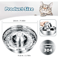 Miniatyrbild 4 av 5: Kattvattenfontän, 4-stegs tyst kattfontän 2L, kattvattenfontän med pump och filter