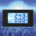 Miniatyrbilde 2 av 5: D69-2042 Dobbel display voltmeter amperemeter Ac80-300v 0-50a 0-100a med strømomformer svart