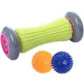 Miniatyrbilde 1 av 5: Plantar Fasciitis Fotmassasjerulle for ryggsmerter og dypvevsmassasje for utløsningspunkt for stramme muskler i hånd, ben og rygg