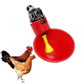 Miniatyrbild 1 av 5: 10 st Fjäderfä Vatten Drickkoppar Automatisk Vaktel Kyckling Dricka Plast Kyckling Fjäderfä Drickare Kopp