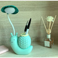 Miniatyrbild 2 av 3: USB-skrivbordslampa barnens ögonmask tecknad knapp-grön