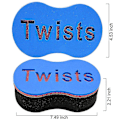 Miniatyrbillede 4 af 5: Hårbørste Svamp Twist Wave Barber Værktøj Til Afro Locs Twist Curl, 2stk