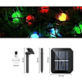 Miniatyrbillede 5 af 5: Solcelledrevne LED-lyskæder (30 farvede lys)