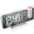 Miniatyrbild 1 av 4: LED-väckarklocka digital med projektion 180 radioväckarklocka