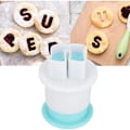 Miniatyrbild 2 av 5: 26 st DIY bokstavsform kex bakform kakskärare fondantformar (små bokstäver)