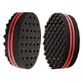 Miniatyrbillede 1 af 3: Piao One Pack Kort Hår Twist Svampe Store Huller Hårbørste Svampe Twist Bølge Barber Værktøj Til Dreads Afro Locs Twist Curl