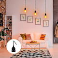 Miniatyrbild 5 av 5: E27 6 st vattentäta E27 lamphållare av hög kvalitet Vattentäta E27 lamphållare Adaptrar för glödlampor och LED-lampor
