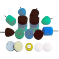 Miniatyrbillede 1 af 5: Buffing Pad Kit Kompatibel Polermaskine, Poleringspude Kompatibel Små Områder Polering