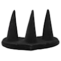 Miniatyrbillede 2 af 5: Sort Finger Display Ring Holder Showcase Stand Smykker Ringe Organizer (3 Fingre)