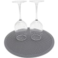 Miniatyrbillede 3 af 5: Silikone Mikrobølgeovn Underlag - 11,7\" x 11,7\" - Grå, Multifunktionel Skridsikker Grydeunderlag